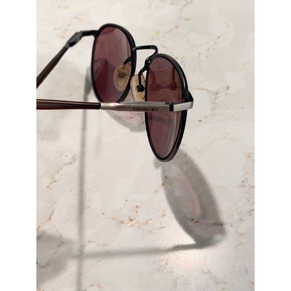Giorgio Beverly Hills Vintage Round Sunglasses G 308 028 140 Frame Italy main image 4